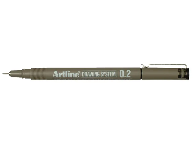 Fineliner Artline technisch 0.2mm zwart