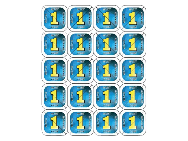 Consumptie breekmunten Combicraft 200 stuks blauw