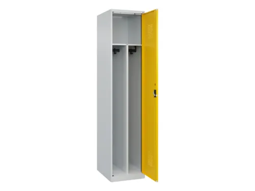 locker voor scheiding van kleding,HxBxD 1850x400x500mm,1vak