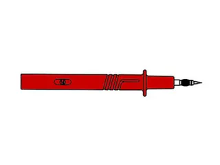 Beveiligde Duale Functie Test Probe 4mm / Rood (PRÜF 2700) - 1