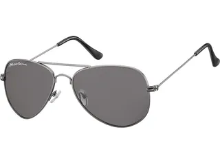 Zonnebril Montana met smoke glas staalkleurig - 1