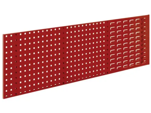 Combi-Plaat 450x1500mm 2/3 Geperforeerd 1/3 Gesleufd Ral 7035 grijs