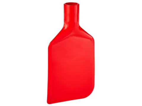 Hygiene flexibel spatelblad Rood met steelaansluiting 220mm