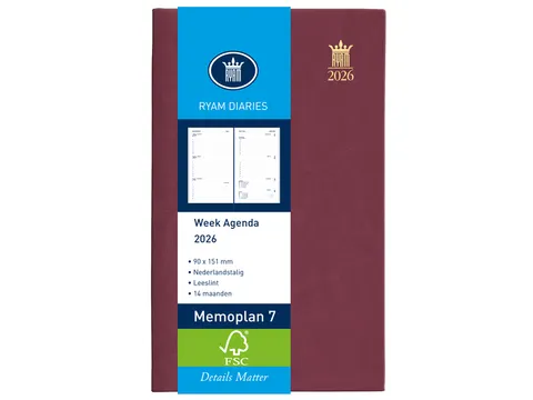 Agenda 2027 Ryam Memoplan 7 Suprema 7d/2p boredaux