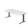 In hoogte verstelbaar bureau,HxBxD 680-850x2000x1000mm,blad wit