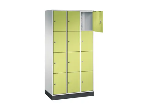 lockerkast,RAL 7035/RDS1108060,HxBxD 1950x920x500mm,3x4vakken