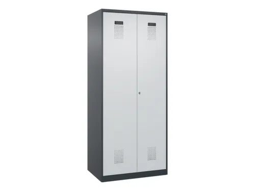 locker voor scheiding van kleding,HxBxD 1850x800x500mm,2vak