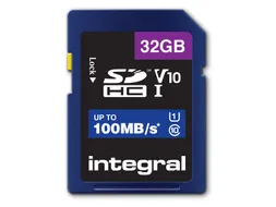 Geheugenkaart Integral SDHC V10 32GB
