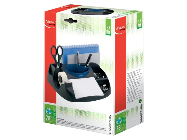 Bureau Organizer Maped Essentials Green Zwart