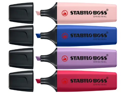 Markeerstift STABILO Boss Wildflower display klein assorti