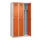 locker voor scheiding van kleding,HxBxD 1850x900x500mm,3vak