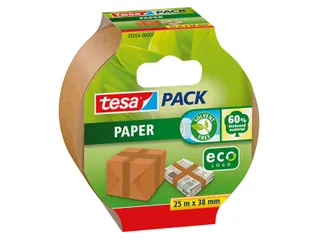 Verpakkingstape Tesapack papier ecoLogo 38mmx25m Bruin - 1
