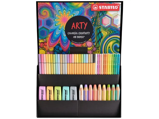 Creative set Stabilo 77/6 Arty colorful creative pastel mix 50 stuks