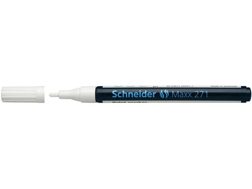 Lakmarker Schneider Maxx 271 1-2mm blister wit