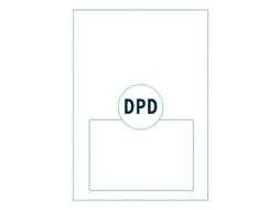 Retourlabel DPD IEZZY A4 1.000 vel 161,5x100mm 1000 labels