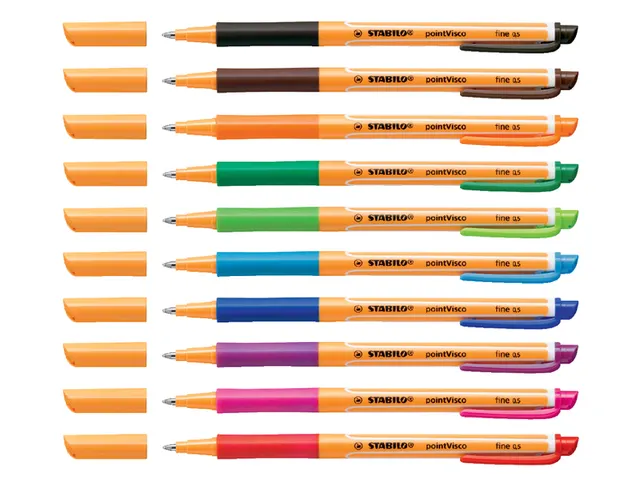 Rollerpen Stabilo Pointvisco Assorti 0.5Mm
