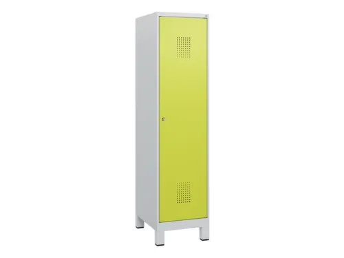 schoollocker,HxBxD 1630x400x500mm,1vak,vak B 400mm,cil.-slot,voeten