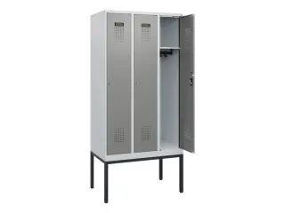schoollocker,HxBxD 1950x900x500mm,3vak,vak B 300mm,cil.-slot - 1
