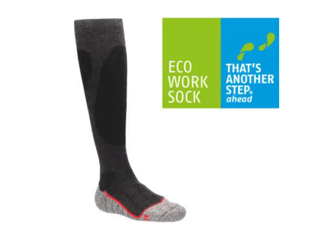 Bata Industrials Thermo ML Eco sokken, antracietgrijs, maat 47-50, per