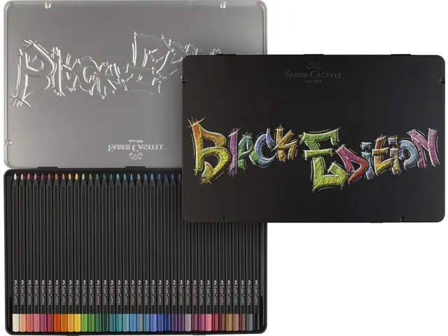 Kleurpotlood Black Edition 36 stuks in bliketui