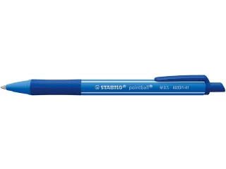 Balpen STABILO pointball colorful medium blauw blister à 1 stuk - 7