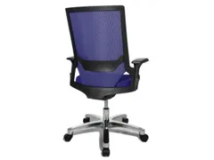 Bureaustoel Blauw Zitting H X B X D 420-550X 480X 460Mm Synchroonmecha