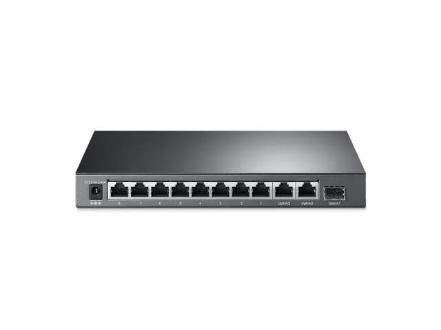 TP-Link TL-SG1210MP, Unmanaged, Gigabit Ethernet (10/100/1000), Power