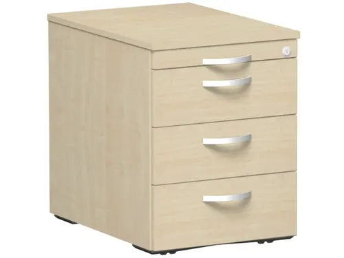mobiel ladeblok,HxBxD 570x430x600mm,3lade(n),esdoorn