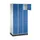 lockerkast,RAL 7035/RAL 5010,HxBxD 1950x920x500mm,3x5vakken,cil.-slot