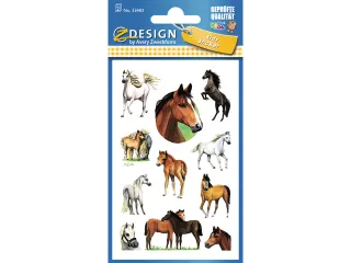 papieretiket Z-design Kids pakje a 2 vel paarden - 1