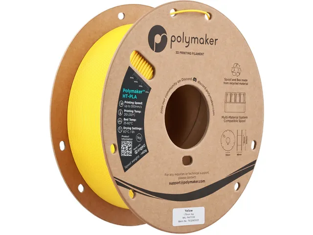 HT-PLA 1,75mm geel 1kg Polymaker 3d filament