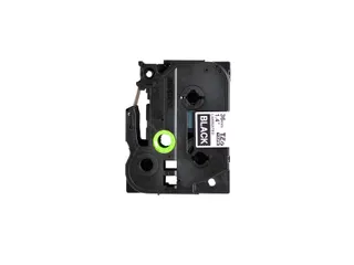 Labeltape Brother P-touch TZe-365 standaard 36mm wit op zwart - 2