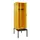 locker met bank,voor scheiding van kleding,HxBxD 2120x600x815mm,2vak