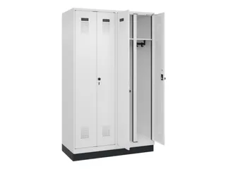 locker voor scheiding van kleding,HxBxD 1950x1200x500mm,4vak - 1