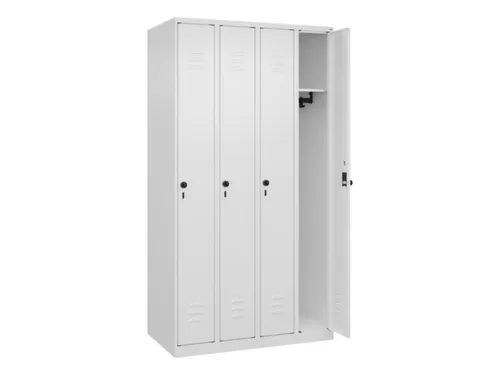 locker,HxBxD 1850x1000x500mm,4vak,vak B 250mm,draaigrendel