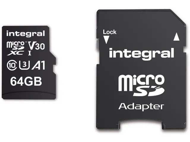 Geheugenkaart Microsdxc V30, 64 Gb