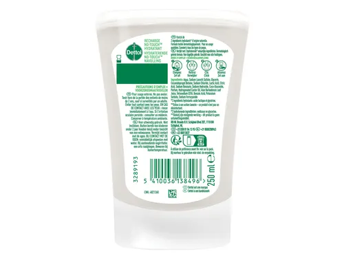 Dettol No touch Handzeep Hydrate Aloe Vera&Bamboe antibacterieel 250ml