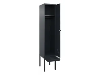 locker met bank,HxBxD 2120x400x815mm,1vak,vak B 400mm,draaigrendel - 2