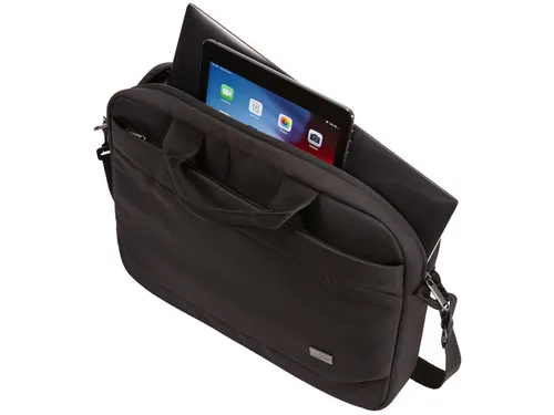 Advantage Laptoptas voor 14 inch laptop zwart polyester
