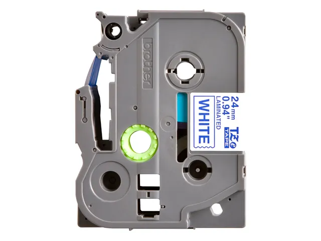 Labeltape Brother P-touch TZe-253 standaard 24mm blauw op wit