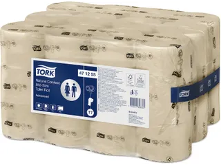Tork 471255 Coreless Mid-Size Toiletpapier Naturel 2-laags 36 Rol - 1