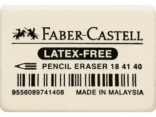 Gum Faber Castell 7041 34x26x8mm wit - 4