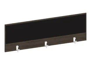 baliepaneel bureau aanbouw achter NV bruin hickory BN8033-zwart 1400mm - 1