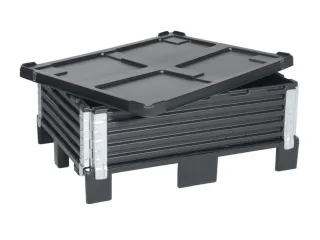 stolpdeksel,ABS-regeneraat,v. Opzetframe,BxD 800x600mm,zwart - 1