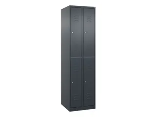 dubbeldekse locker,HxBxD 1850x500x500mm,2x2vak.,vak B 250mm - 1