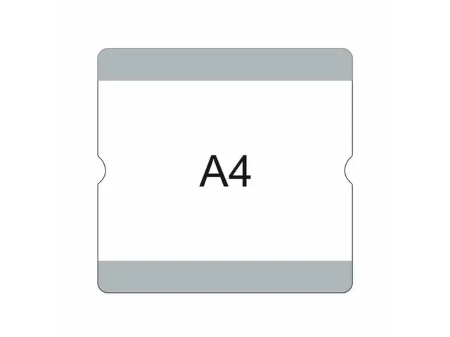 beschrijfbare hoes,markering HxB 302x290mm,PVC,grijs