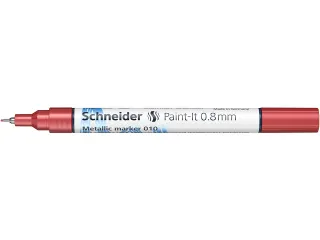 Metallic marker Schneider Paint-It 010 0.8mm rood metallic - 5