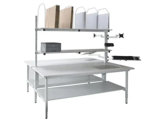support d'écran,p. table d'emballage,L 415mm,pivotant,a. VESA 75/100