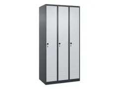 locker voor scheiding van kleding,HxBxD 1850x900x500mm,3vak