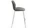 tabouret de bar assise H 650mm assise tissu anthracite chiné